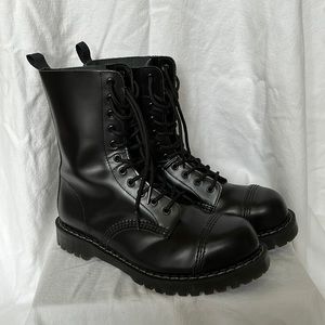 All Saints x Solovair Combat Boots